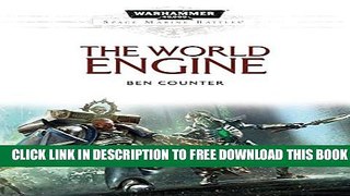 New Book The World Engine (Space Marine Battles)