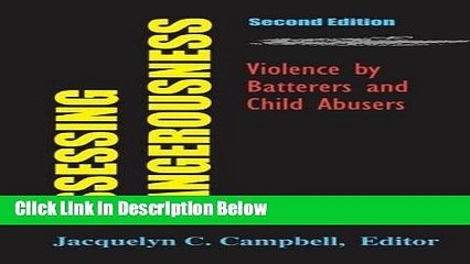 [Best] Assessing Dangerousness: Violence by Batterers and Child Abusers, 2nd Edition Online Ebook