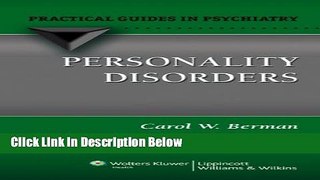 [Best] Personality Disorders: A Practical Guide (Practical Guides in Psychiatry) Free Books
