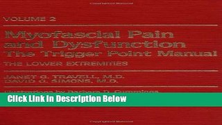 [Best Seller] Myofascial Pain and Dysfunction: The Trigger Point Manual; Vol. 2., The Lower