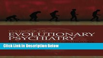 [Get] Textbook of Evolutionary Psychiatry: The origins of psychopathology Free New