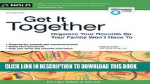[PDF] Get It Together: Organize Your Records So Your Family Won t Have To Popular Colection
