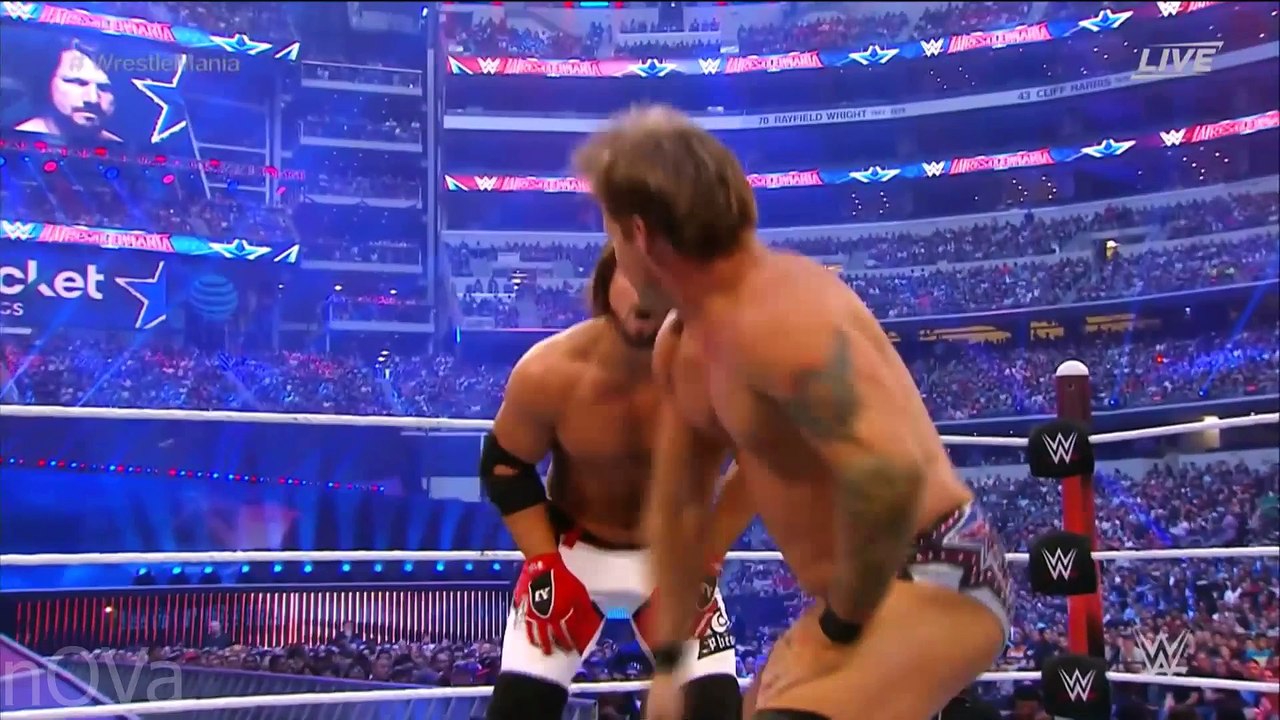 AJ STYLES wrestlemania 32 Tribute