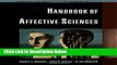 [Best] Handbook of Affective Sciences (Series in Affective Science) Online Ebook