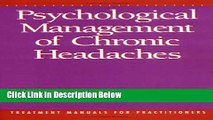 [Best] Psychological Management of Chronic Headaches Online Ebook