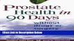 [Best Seller] Prostate Health in 90 Days Ebooks Reads