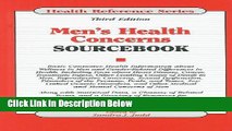 [Best Seller] Men s Health Concerns Sourcebook: Basic Consumer Health Information about Wellness