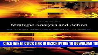 [PDF] Strategic Analysis and Action (8th Edition) Full Online