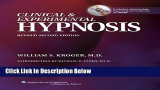 [Get] Clinical   Experimental Hypnosis: In Medicine, Dentistry, and Psychology Free PDF