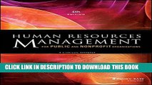 [PDF] Human Resources Management for Public and Nonprofit Organizations: A Strategic Approach Full