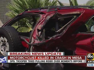 Motorcycle rider runs from police who weren’t chasing him