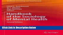 [Best] Handbook of the Sociology of Mental Health (Handbooks of Sociology and Social Research)
