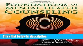 [Get] Foundations of Mental Health Counseling Free New