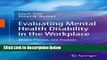 [Best] Evaluating Mental Health Disability in the Workplace: Model, Process, and Analysis Online
