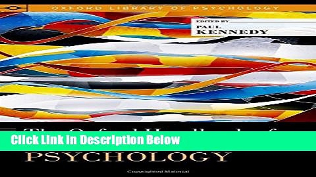 [Fresh] The Oxford Handbook of Rehabilitation Psychology (Oxford Library of Psychology) New Ebook