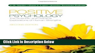 [Fresh] Positive Psychology: The Scientific and Practical Explorations of Human Strengths New Books
