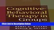 [Fresh] Cognitive-Behavioral Therapy in Groups New Ebook