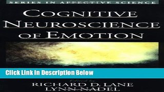 [Fresh] Cognitive Neuroscience of Emotion (Series in Affective Science) Online Ebook