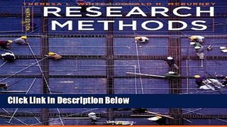 [Get] Research Methods Free New
