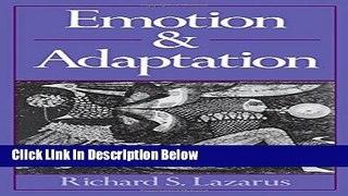 [Best Seller] Emotion and Adaptation Ebooks Reads