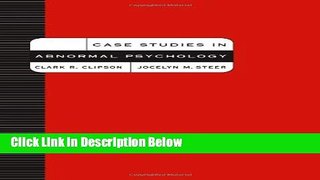 [Best] Casebook for Abnormal Psychology Online Ebook