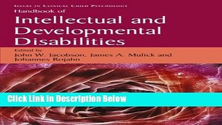 [Get] Handbook of Intellectual and Developmental Disabilities (Issues in Clinical Child