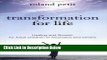 [Best Seller] Transformation for Life: Healing and Growth for Adult Children of Alcoholics and