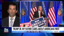 Trump Jr- Dad's immigration policy still America first - YouTube