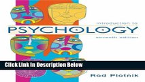 [Get] Introduction to Psychology (with InfoTrac) (Available Titles CengageNOW) Online New