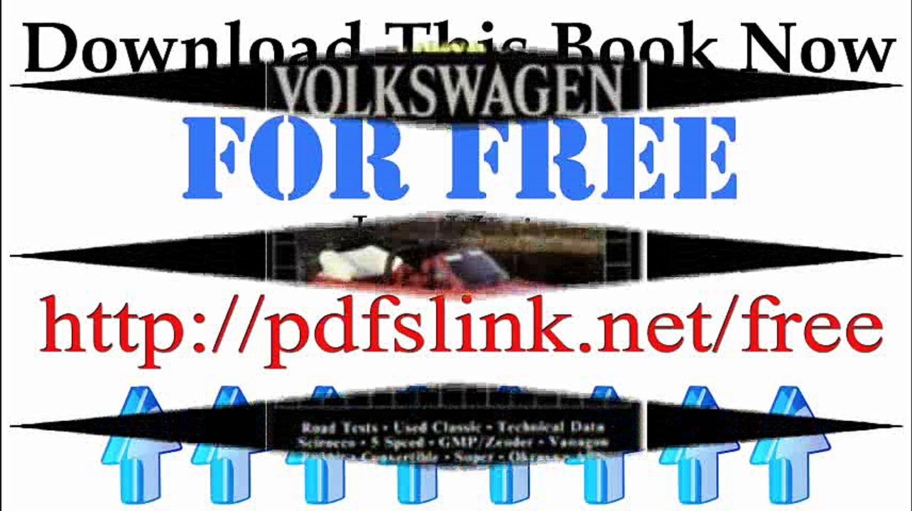 Download Road  Track on Volkswagen 1978-85 Brooklands Books Road Tests Series Pdf