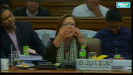 De Lima to PNP chief: Be careful with you words