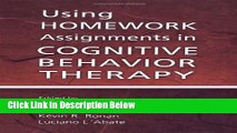 [Best] Using Homework Assignments in Cognitive Behavior Therapy Online Books