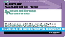 [PDF] HBR Guide to Leading Teams (HBR Guide Series) Full Online