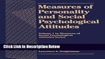 [Fresh] Measures of Personality and Social Psychological Attitudes: Measures of Social