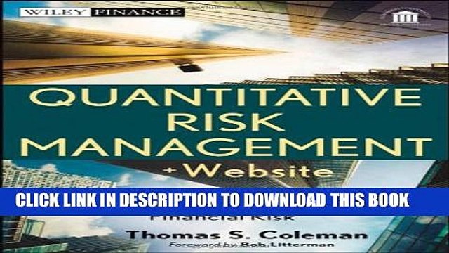 [PDF] Quantitative Risk Management, + Website: A Practical Guide to Financial Risk Popular Online
