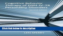 [Get] Cognitive Behavior Therapy of DSM-IV-TR Personality Disorders: Highly Effective