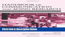 [Best Seller] Handbook of Communication and Aging Research (Lea s Communication (Paperback))