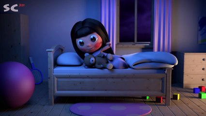 Jenny and friends - Good night - 3d animation short song for kids