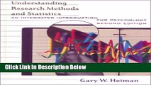 [Get] Understanding Research Methods and Statistics: An Integrated Introduction for Psychology