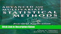 [Get] Advanced and Multivariate Statistical Methods: Practical Application and Interpretation