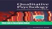 [Reads] Qualitative Psychology: A Practical Guide to Research Methods Online Ebook