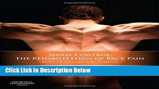[Fresh] Spinal Control: The Rehabilitation of Back Pain: State of the art and science, 1e Online