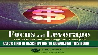 [PDF] Focus and Leverage: The Critical Methodology for Theory of Constraints, Lean, and Six Sigma