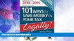 Big Deals  101 Ways to Save Money on Your Tax - Legally! 2014 - 2015  Best Seller Books Best Seller