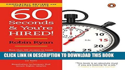 [PDF] 60 Seconds and You re Hired!: Revised Edition Popular ColectionClick Here #U#