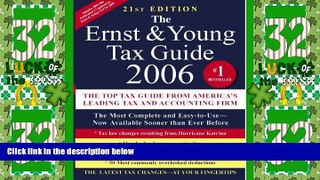 Big Deals  The Ernst   Young Tax Guide 2006  Best Seller Books Best Seller