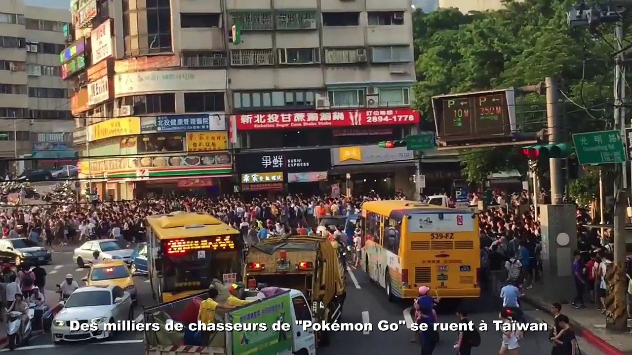 Des milliers de chasseurs de "Pokémon Go" se ruent à Taïwan