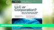 Big Deals  LLC or Corporation?: How to Choose the Right Form for Your Business  Best Seller Books