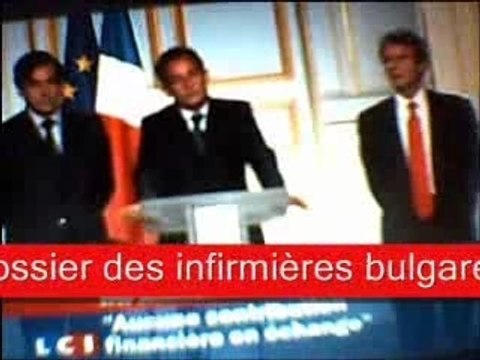 Infirmieres bulgares et nucleaire de Khadafi