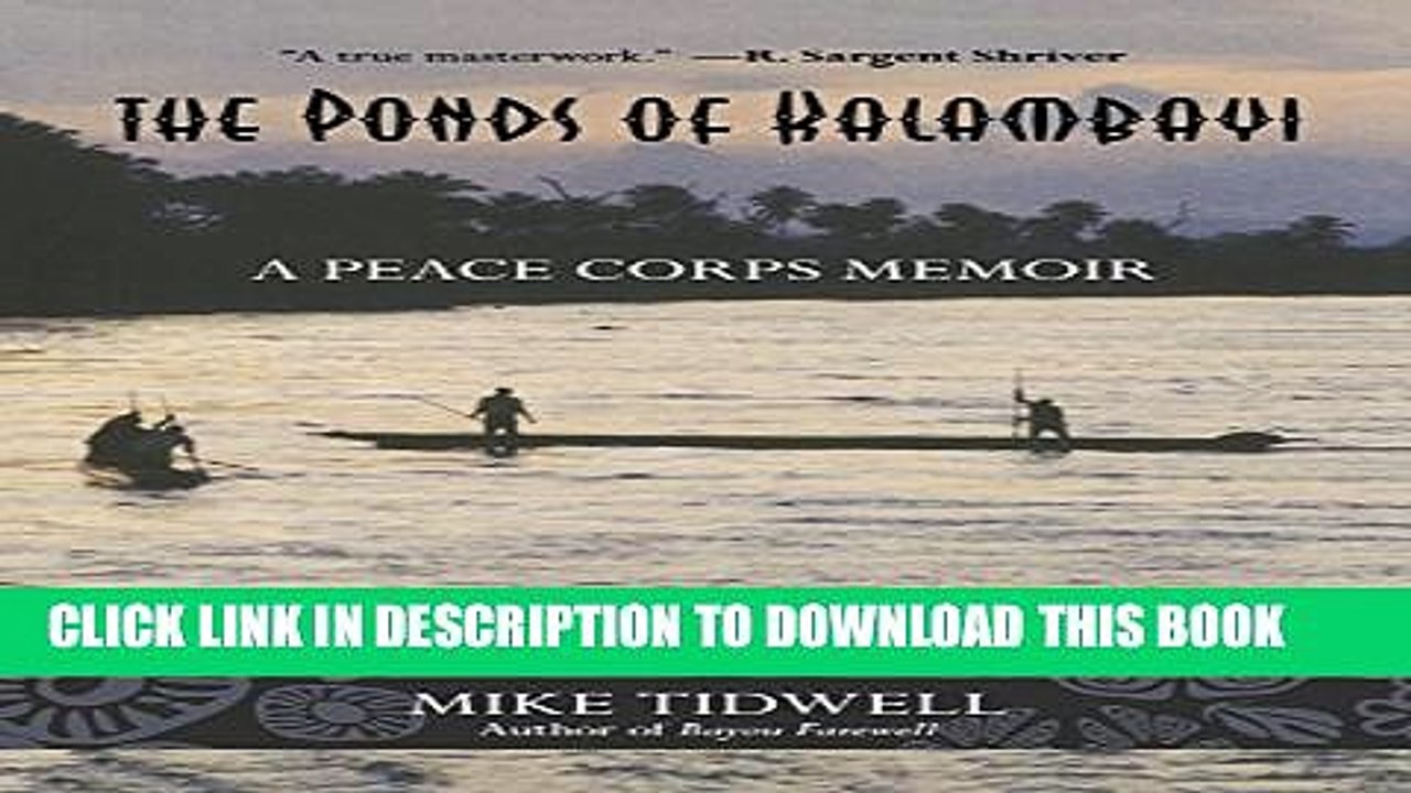 [PDF] Ponds of Kalambayi: A Peace Corps Memoir Popular OnlineClick Here #U#
